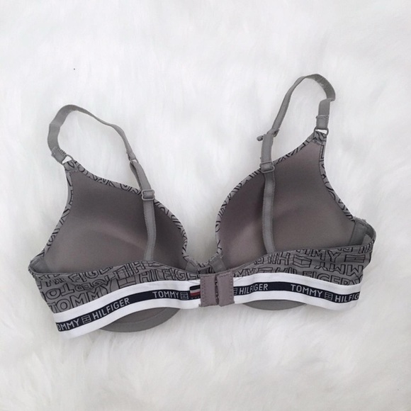 Tommy Hilfiger Gray Classic Tee Push-Up Bra - Picture 2 of 4